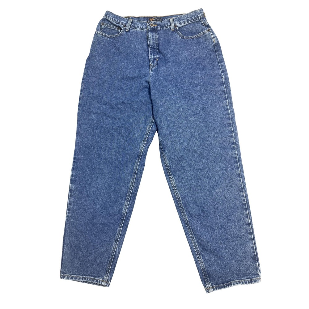 Route 66 Jeans Mens 36x29 Blue Relaxed Fit Tapered Leg High Rise Stonewash Denim